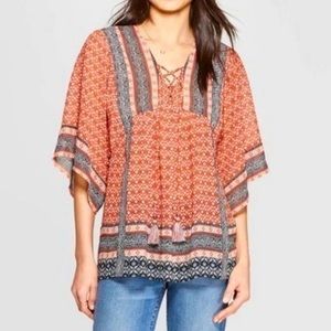 Knox Rose Semi Sheer Blouse